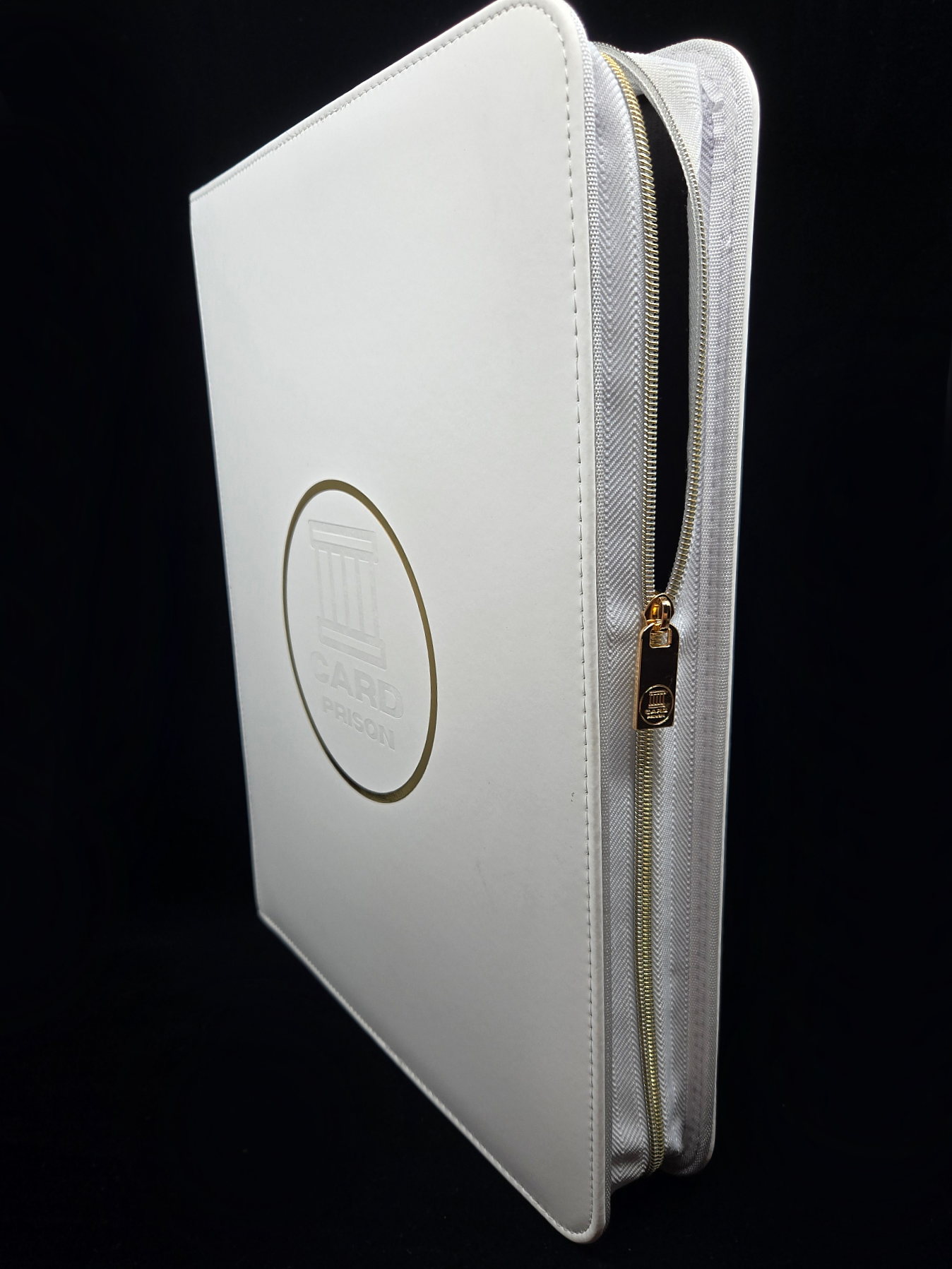 Premium White & Gold Pokémon Binder | CardPrison 3.0 Binder