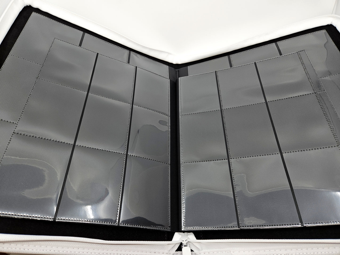 Premium White Pu Leather Pokémon Binder | CardPrison 1.0 Binder